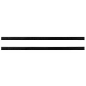 vidaXL Selbstklebende T&uuml;rb&uuml;rstendichtungen 2 stk. Wei&szlig; 100 cm
