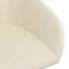 vidaXL Esszimmerst&uuml;hle 6 Stk. Drehbar Creme Samt