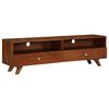 vidaXL TV-Schrank Altholz Massiv 140x30x40 cm