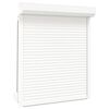 vidaXL Rollladen Wei&szlig; 110 x 130 cm Aluminium und Polyurethan