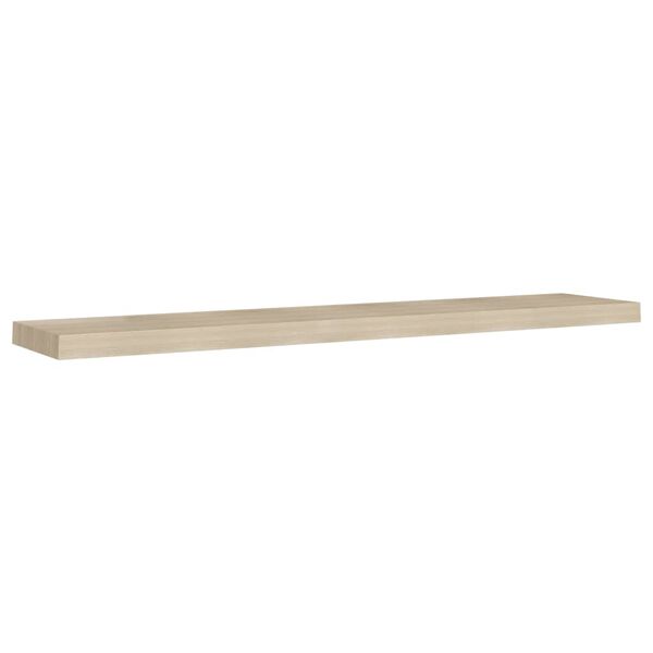 vidaXL Schweberegale 4 Stk. Eichen-Optik 120x23,5x3,8 cm MDF