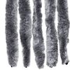 vidaXL Fliegenvorhang Silbern 100x230 cm Chenille