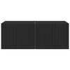 vidaXL TV-Wandschrank 2 pcs Schwarz 60 x 31 x 29,5 cm Holzwerkstoff