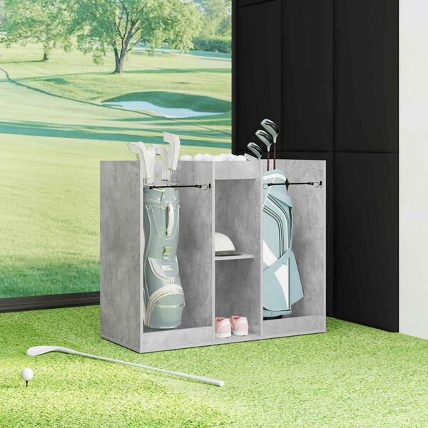 vidaXL Golf Schrank Uni Beton Grau 102 x 45 x 85,5 cm