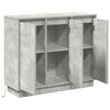 vidaXL LED-Sideboard Beton Grau 90 x 32 x 75 cm Holzwerkstoff