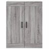 vidaXL Highboard Grau Sonoma 69,5x34x180 cm Holzwerkstoff
