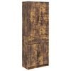 vidaXL Schrankset 2 pcs Ger&auml;ucherte Eiche Holzwerkstoff