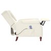 vidaXL Massagesessel Beige Mikrofasergewebe