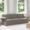 vidaXL Sofa 210cm Taupe Metall