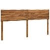 vidaXL Kopfteil mit Live Edge ROSTOCK Natur 180 cm Massivholz Akazie