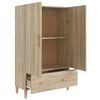 vidaXL Highboard Sonoma-Eiche 70x31x115 cm Holzwerkstoff