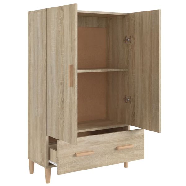vidaXL Highboard Sonoma-Eiche 70x31x115 cm Holzwerkstoff