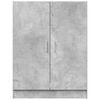 vidaXL Waschmaschinenschrank Betongrau 71x71,5x91,5 cm