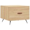vidaXL Couchtische 2 Stk. Sonoma-Eiche 50x50x40 cm Holzwerkstoff
