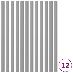 vidaXL Schaumstoffhüllen für Trampolinstangen 12 Stk. 92,5 cm Grau