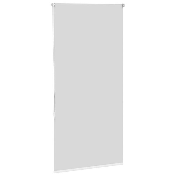 vidaXL Verdunkelungsrollo Wei&szlig; 80x130cm Stoffbreite 75,7 cm Polyester