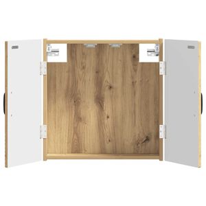 vidaXL Dartboard Schrank HOORN Artisan-Eiche 52,5 x 10,5 x 53,5 cm
