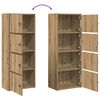 vidaXL B&uuml;cherregal Artisan-Eiche 40x24x102 cm Holzwerkstoff