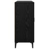 vidaXL Sideboard Schwarz Eichen-Optik 34 x 90 x 80 cm Holzwerkstoff