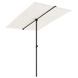 vidaXL Sonnenschirm mit Aluminium-Mast 2x1,5 m Sandwei&szlig;