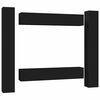 vidaXL 6-tlg. TV-Schrank-Set Schwarz Holzwerkstoff