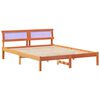 vidaXL Bettrahmen Wachsbraun 160 x 200 cm Massives Kiefernholz