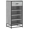 vidaXL Schuhregal Grau Sonoma 48x38x97,5 cm Holzwerkstoff