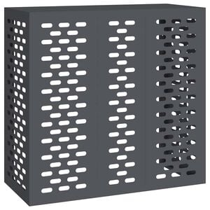 vidaXL Klimaanlagenabdeckung Anthrazit 110 x 50 x 105 cm