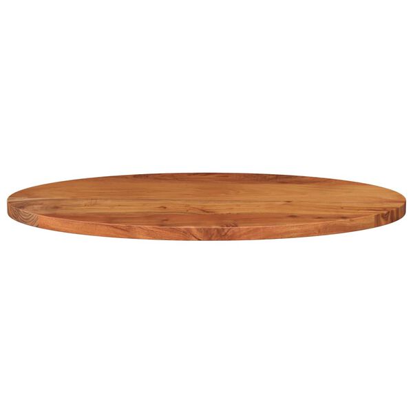 vidaXL Tischplatte 110x40x2,5 cm Oval Massivholz Akazie