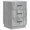 vidaXL Nachttisch Graues Sonoma 43 x 41 x 63,5 cm Holzwerkstoff