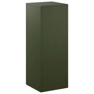 vidaXL Pflanzenst&auml;nder Olivgr&uuml;n 30 x 30 x 80 cm Wetterfeststahl