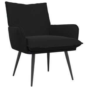 vidaXL Sessel Schwarz Samt