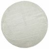 vidaXL Innen- und Au&szlig;enteppich PALMERAS Gr&uuml;n &Oslash; 160 CM Polyester
