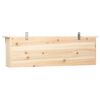 vidaXL Spatzenhaus 5-fach 68x15x21 cm Tannenholz