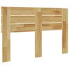 vidaXL Kopfteil 120 cm Massivholz Eiche