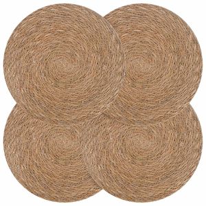 vidaXL Seegraskissen 4 stk. Natur 100% Seegras
