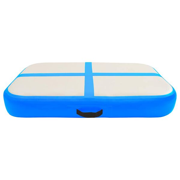 vidaXL Aufblasbare Gymnastikmatte mit Pumpe 60x100x20 cm PVC Blau