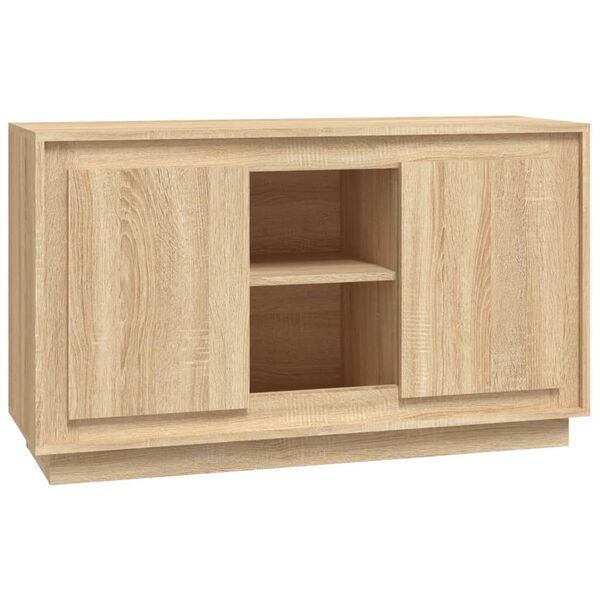vidaXL Sideboard Sonoma-Eiche 102x35x60 cm Holzwerkstoff