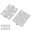 vidaXL Scharnier 2 pcs Silber 50 x 38 x 1,3 mm Stahl
