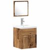 vidaXL Badezimmerm&ouml;bel-Set 3 stk. Altholz 41 x 38,5 x 46 cm