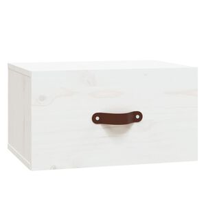 vidaXL Wand-Nachttisch Wei&szlig; 40x29,5x22 cm