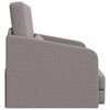 vidaXL Schlafsofa 60cm Taupe Stoff