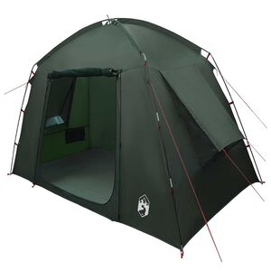 vidaXL H&uuml;tten-Zelt 3 Personen Olivegr&uuml;n Polyester