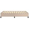 vidaXL Bettgestell ohne Matratze Cappuccino-Braun 120x190cm Kunstleder