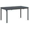vidaXL Terrassentisch Anthrazit 180 x 80 x 74 cm