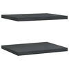 vidaXL Wandregale 2 Stk. 50x40 cm Schwarz Edelstahl