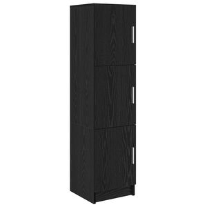 vidaXL Highboard Schwarz Eichen-Optik 31,5 x 32 x 122,5 cm