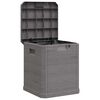 vidaXL Garten-Aufbewahrungsbox 90 L Braun