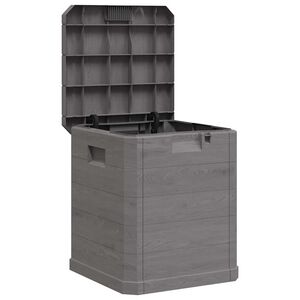 vidaXL Garten-Aufbewahrungsbox 90 L Braun