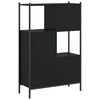 vidaXL Bücherregal Schwarz 72x28x109 cm Holzwerkstoff